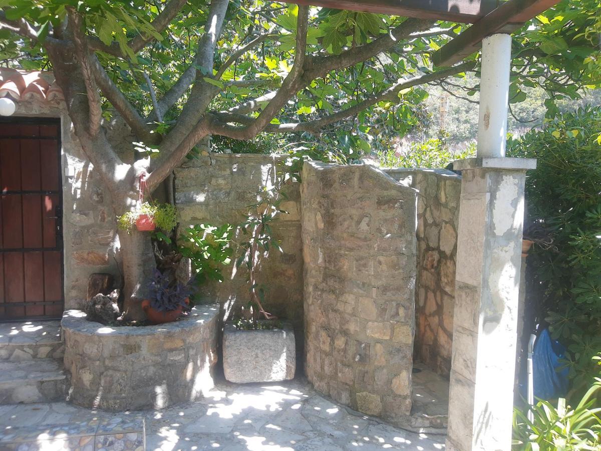 Sea-side Old Stone Villa with a private Garden Budua Esterno foto