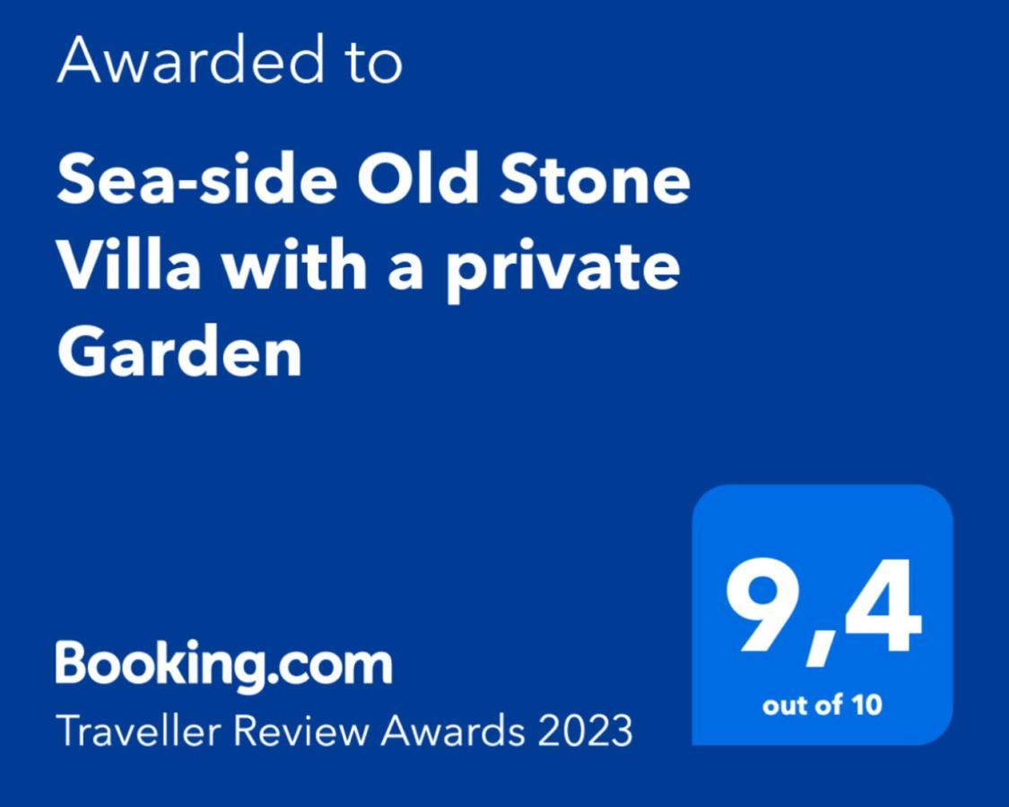 Sea-side Old Stone Villa with a private Garden Budua Esterno foto