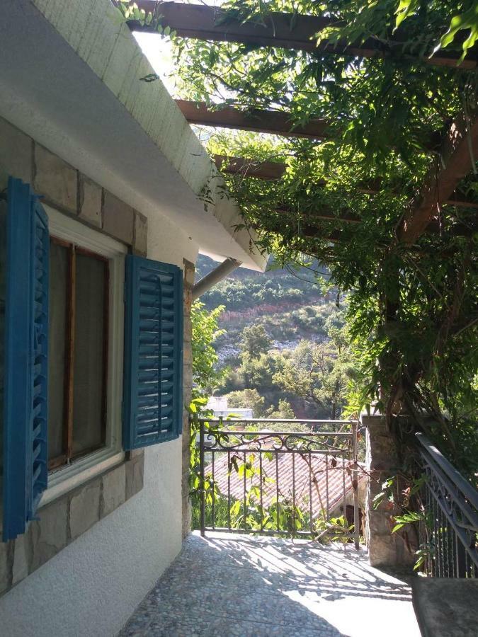 Sea-side Old Stone Villa with a private Garden Budua Esterno foto